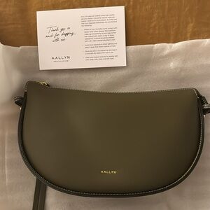 Aallyn Elara Olive Crossbody Bag
